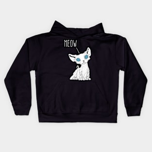 Kitten meow Kids Hoodie